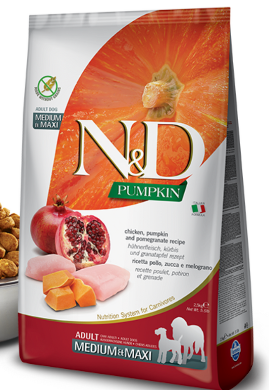 Farmina N&D Chicken Pumpkin Adult Dog food